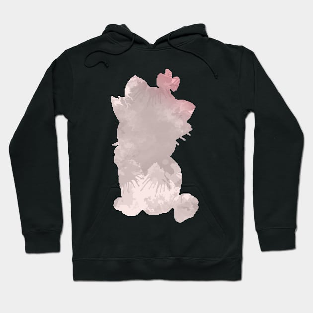 Kitten Inspired Silhouette Hoodie by InspiredShadows